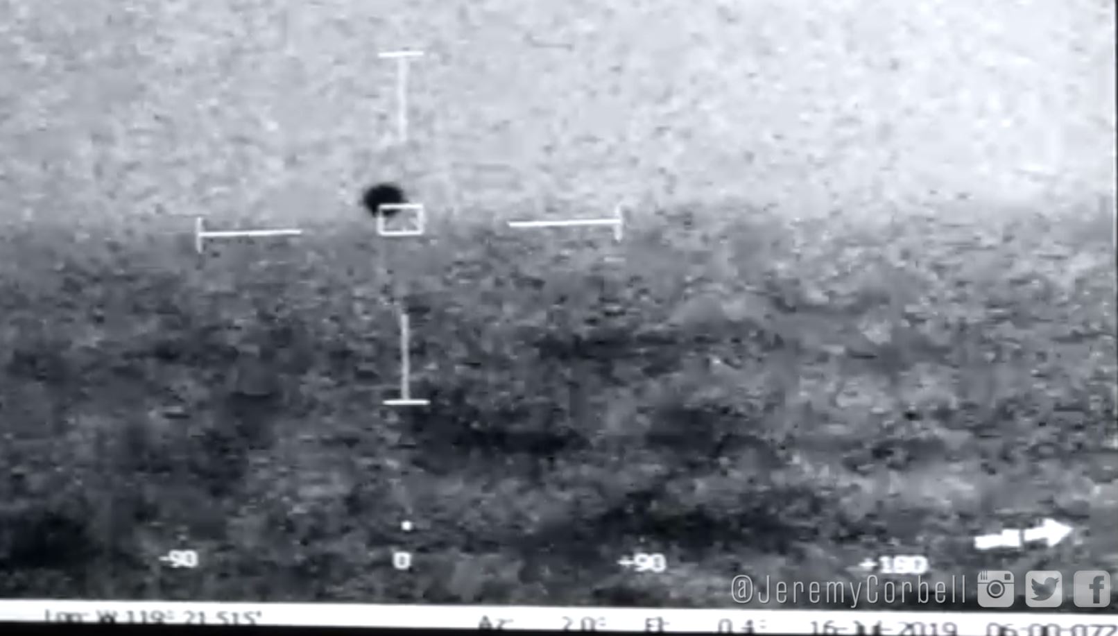 grainy UFO footage