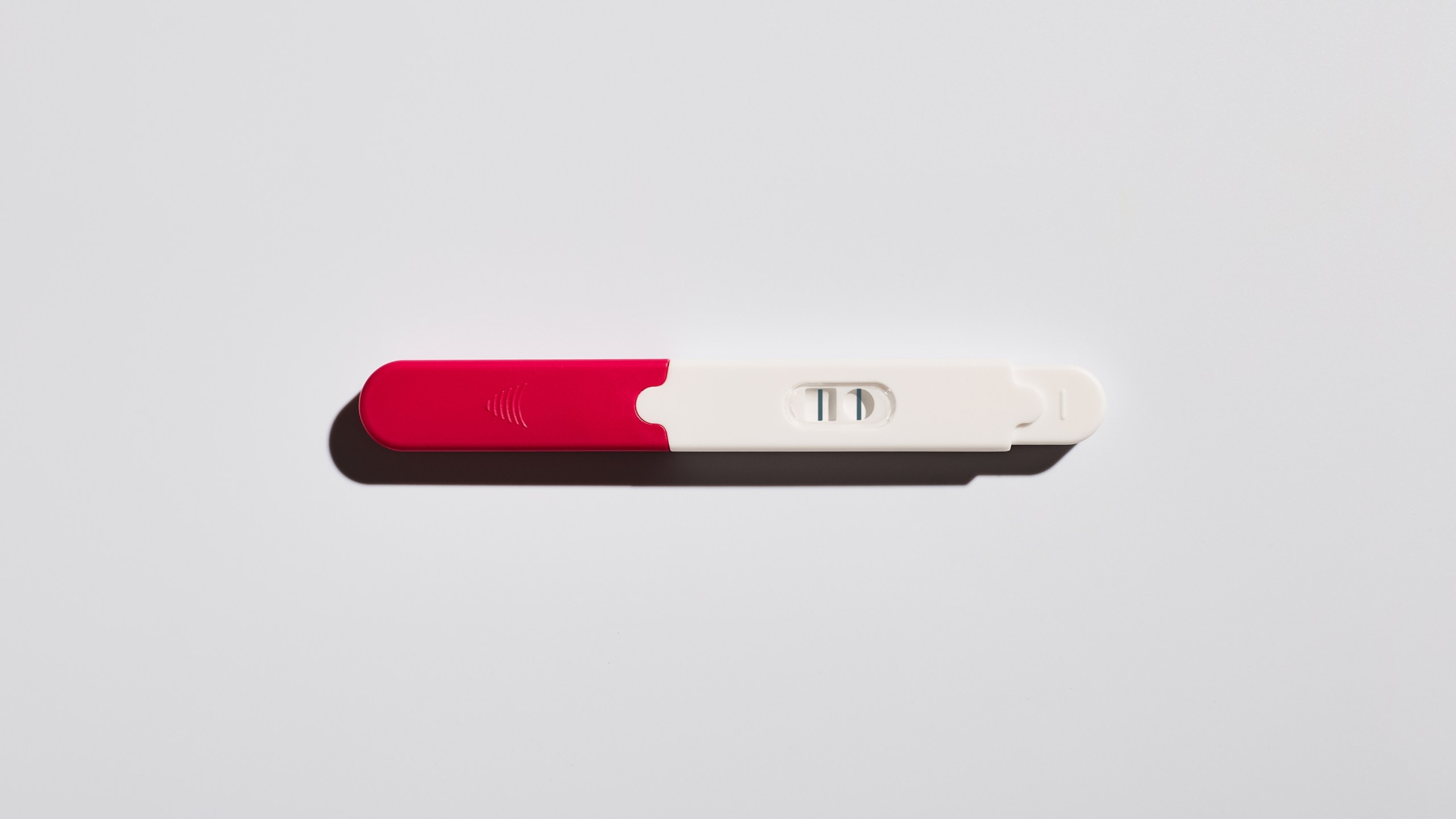 pregnancy test result - stock photo