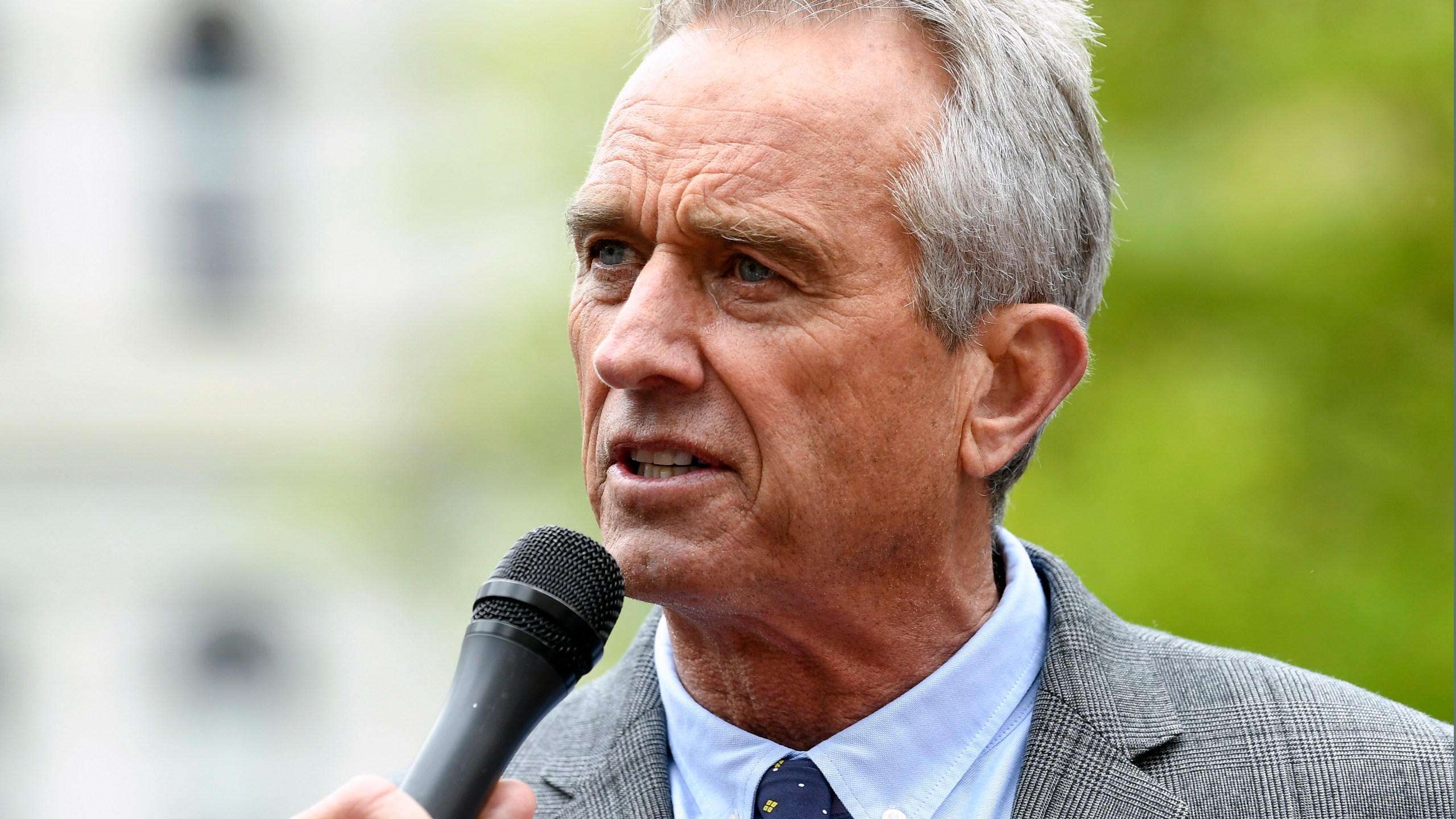 FILE - Attorney Robert F. Kennedy Jr. speaks at the New York State Capitol, May 14, 2019, in Albany, N.Y. Anti-vaccine activist Robert F. Kennedy Jr. launched his longshot bid to challenge President Joe Biden for the Democratic nomination next year. Kennedy, a member of one of the country’s most famous political families who has in recent years been linked to some far-right figures, kicked off his campaign in Boston on Wednesday, April 19, 2023. (AP Photo/Hans Pennink, File)