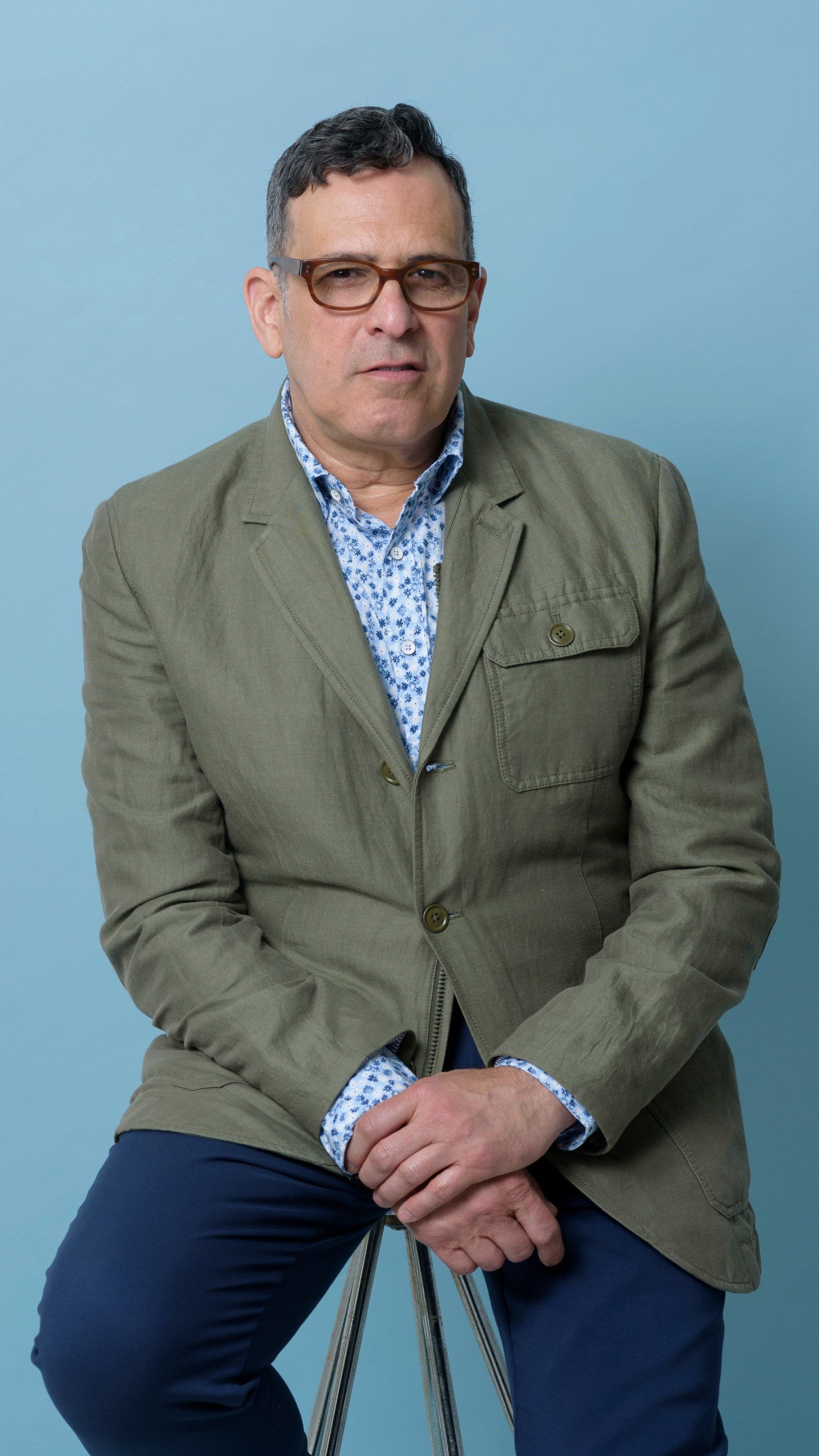 Michael Selditch poses for a portrait on Wednesday, June 7, 2023, in New York to promote “Happy Clothes: A Film About Patricia Field,” which premiered at the Tribeca Film Festival. (Photo by Christopher Smith/Invision/AP)