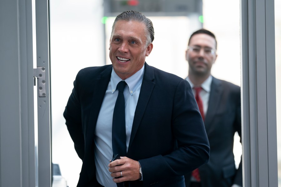 Devon Archer, Hunter Biden's former business partner, passes through the security checkpoint as he arrives on Capitol Hill to give closed-door testimony to the House Oversight Committee in the Republican-led investigations into President Biden's son, in Washington, Monday, July 31, 2023. (AP Photo/J. Scott Applewhite)