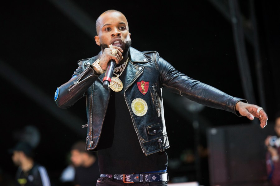 FILE - Rapper Tory Lanez performs at HOT 97 Summer Jam 2018 at MetLife Stadium in East Rutherford, N.J. Three years have passed since hip-hop superstar Megan Thee Stallion was shot multiple times by rapper Lanez in Los Angeles following a summer pool party at the home of Kylie Jenner. On Monday, Aug. 7, 2023, Lanez is scheduled to be sentenced, following his December conviction on three felony charges. (Photo by Scott Roth/Invision/AP, File)