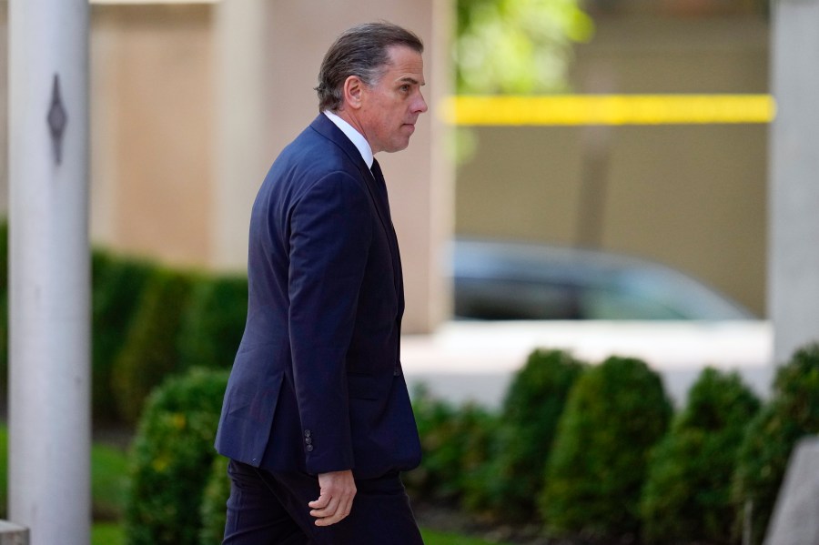 FILE - President Joe Biden's son Hunter Biden arrives for a court appearance, Wednesday, July 26, 2023, in Wilmington, Del. (AP Photo/Julio Cortez, File)