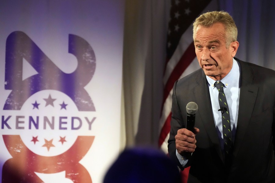 FILE - Independent presidential candidate Robert F. Kennedy Jr. speaks during a campaign event, Tuesday, Nov. 14, 2023, in Columbia, S.C. The 2024 presidential election is drawing a robust field of independent, third party and long shot candidates. Kennedy last month ended his Democratic primary challenge to Biden and is running instead as an independent. (AP Photo/Meg Kinnard, File)