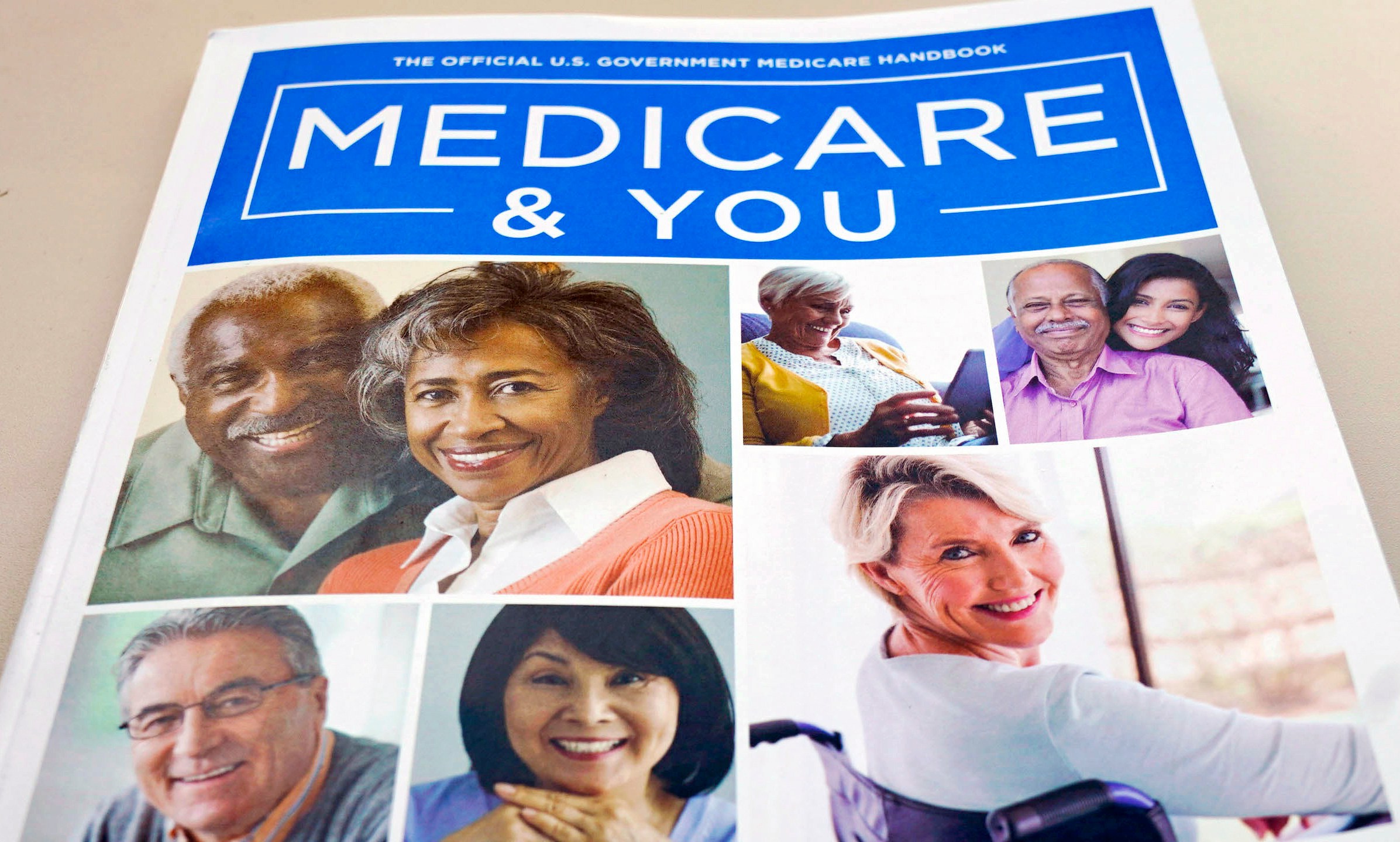 FILE - The U.S. Medicare Handbook is photographed in Washington, Nov. 8, 2018. Obesity drugs like Wegovy and Zepbound that are capturing the attention of celebrities and showing promising results in helping people shed pounds will stay out of reach for America's older adults. A decades-old law on the books bans Medicare from paying for weight loss drugs. (AP Photo/Pablo Martinez Monsivais, File)