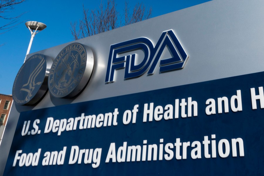 FILE - A sign for the U.S. Food and Drug Administration is displayed outside their offices in Silver Spring, Md., Dec. 10, 2020. Drug Administration announced Friday, Jan. 5, 2024, that it will allow Florida to import some prescription drugs from Canada. (AP Photo/Manuel Balce Ceneta, File)