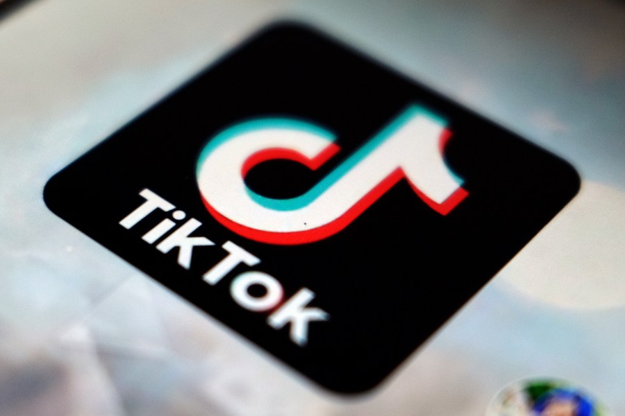 FILE - The TikTok app logo is displayed on Sept. 28, 2020, in Tokyo. On Wednesday, Jan. 17, 2024, Iowa became the latest state to sue TikTok over claims that the social media company deceives consumers over the amount of “inappropriate content” that children have access to on the platform. (AP Photo/Kiichiro Sato, File)