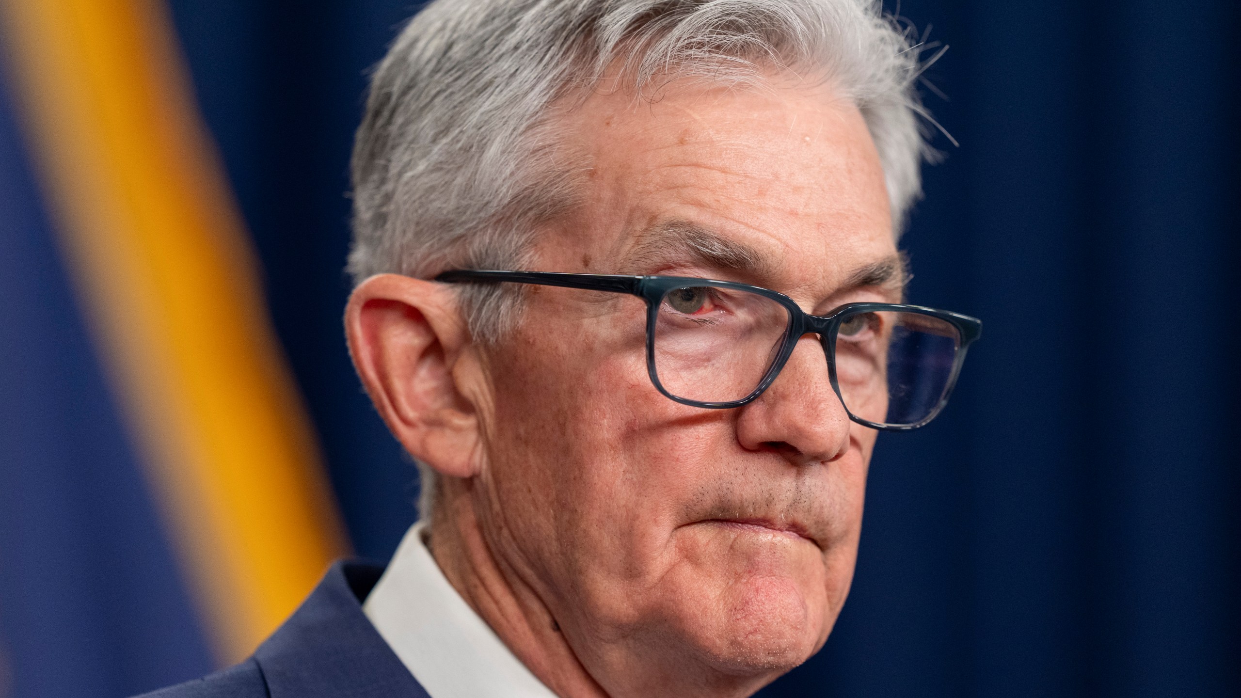 Federal Reserve Board Chair Jerome Powell speaks during a news conference about the Federal Reserve's monetary policy at the Federal Reserve, Wednesday, Jan. 31, 2024, in Washington. (AP Photo/Alex Brandon)