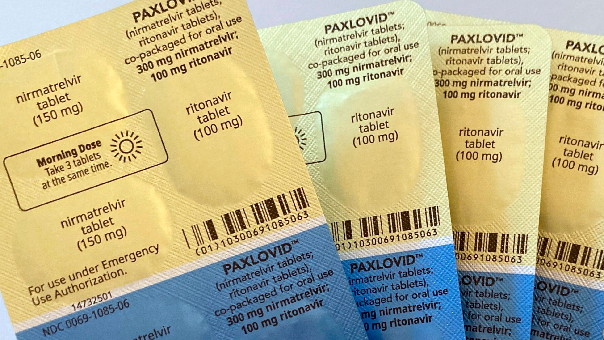 FILE - Doses of the anti-viral drug Paxlovid are displayed in New York, Aug. 1, 2022. A study by Harvard researchers released on Jan. 26, 2024, found that Paxlovid was disproportionately given to patients with lower risk of severe infection. If it had been properly utilized, the authors concluded, more than 16,000 COVID-19 deaths could have been prevented.. (AP Photo/Stephanie Nano, File)