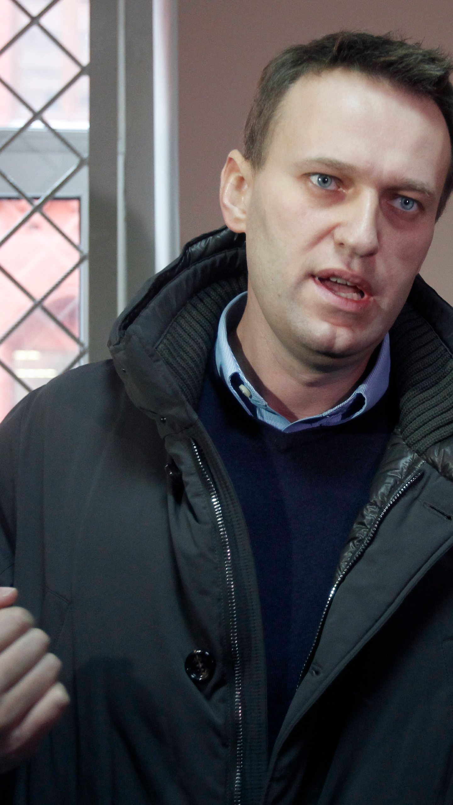 FILE - Opposition activist Alexei Navalny speaks to the media in a court in Moscow, Russia, Thursday, March 15, 2012. Russian authorities on Friday, Feb. 16, 2023, say Navalny, the fiercest foe of Russian President Vladimir Putin who crusaded against official corruption and staged massive anti-Kremlin protests, died in prison. He was 47. (AP Photo/Misha Japaridze, File)