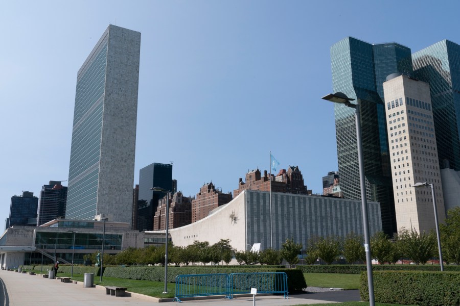 FILE - A general view of the United Nations headquarters is seen, Sept. 21, 2020. The U.N. envoy focusing on sexual violence in conflict said in a new report Monday, March 4, 2024, that there are “reasonable grounds” to believe Hamas committed rape, “sexualized torture,” and other cruel and inhumane treatment of women during its surprise attack in southern Israel on Oct. 7, 2023. (AP Photo/Mary Altaffer, File)