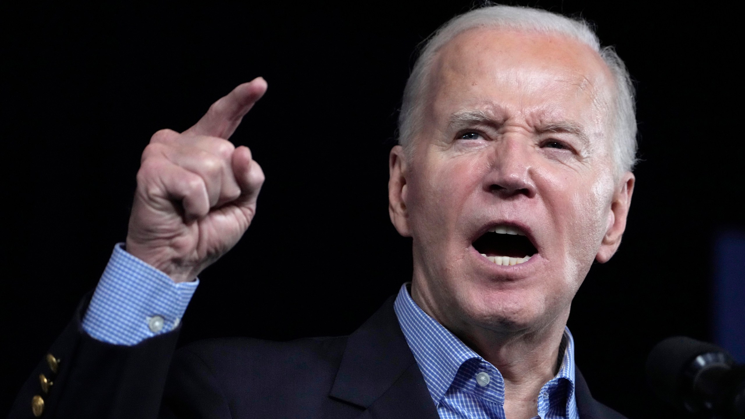 FILE - President Joe Biden speaks at a campaign rally March 9, 2024, in Atlanta. Biden has stepped up public pressure on Israeli Prime Minister Benjamin Netanyahu's government, but despite his increasing public frustration, Israeli officials and Middle East analysts don't see signs that Biden can push Israel to fundamentally alter how it's prosecuting the conflict. (AP Photo/Manuel Balce Ceneta, File)