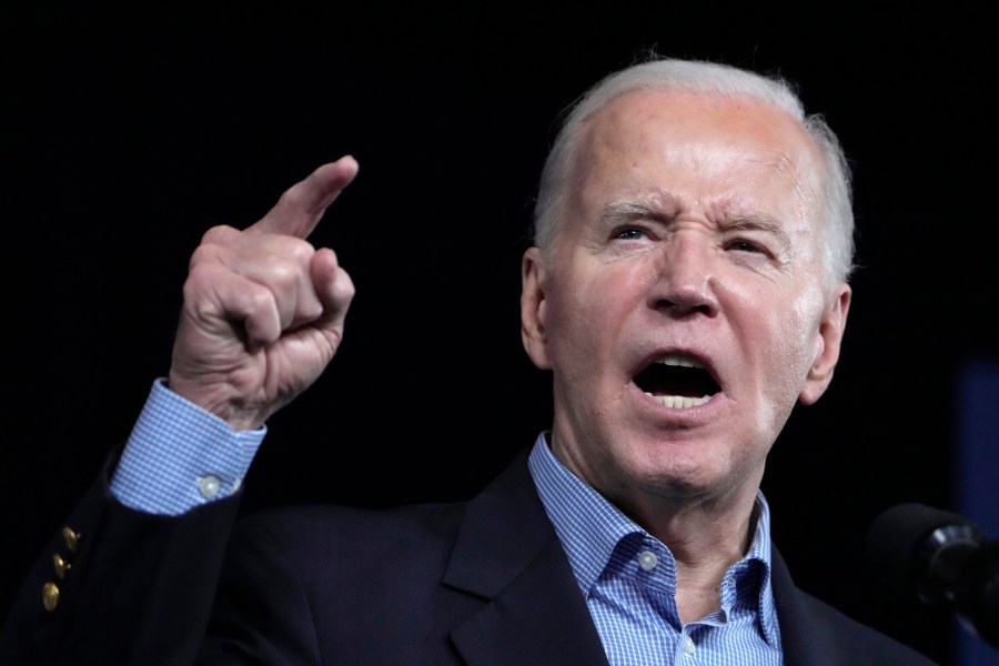 FILE - President Joe Biden speaks at a campaign rally March 9, 2024, in Atlanta. Biden has stepped up public pressure on Israeli Prime Minister Benjamin Netanyahu's government, but despite his increasing public frustration, Israeli officials and Middle East analysts don't see signs that Biden can push Israel to fundamentally alter how it's prosecuting the conflict. (AP Photo/Manuel Balce Ceneta, File)