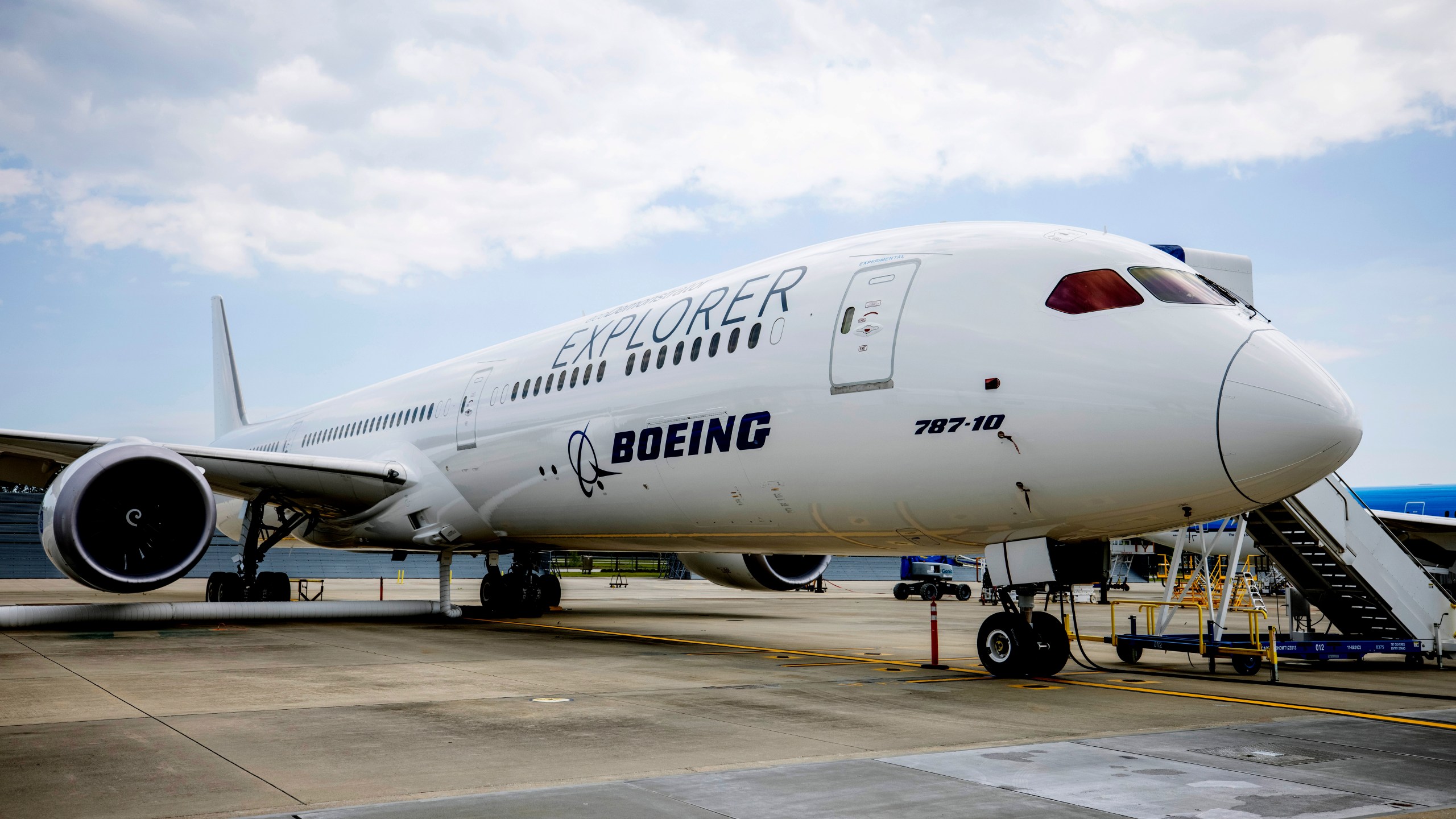 FILE - A Boeing ecoDemonstrator Explorer, a 787-10 Dreamliner, sits on the tarmac at their campus in North Charleston, S.C., May 30, 2023. The Federal Aviation Administration said Monday, May 6, 2024, that it has opened an investigation into Boeing after the beleaguered company reported that workers at a South Carolina plant falsified inspection records on certain 787 planes. Boeing said its engineers have determined that misconduct did not create “an immediate safety of flight issue.” (Gavin McIntyre/The Post And Courier via AP, Pool, File)