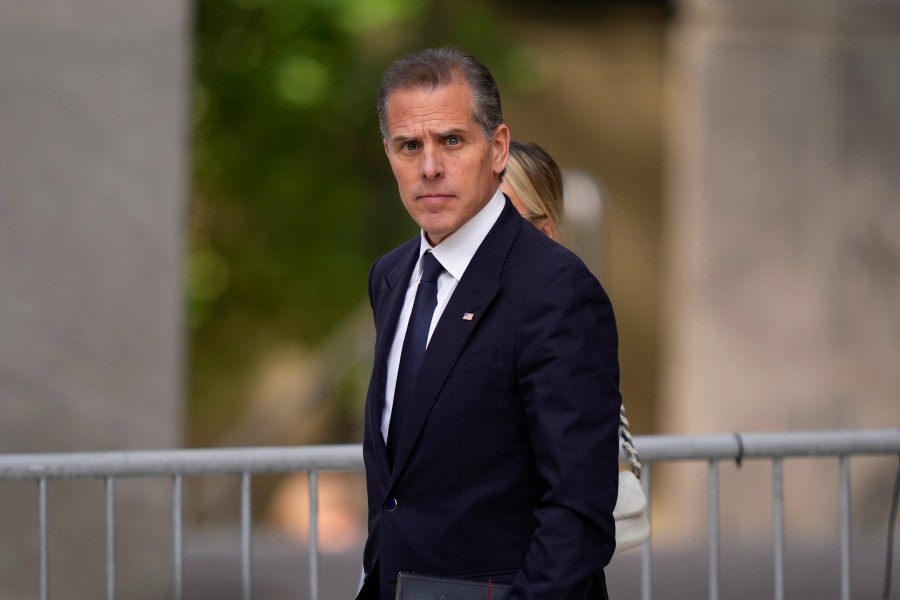 Hunter Biden departs from federal court, Tuesday, June 4, 2024, in Wilmington, Del. (AP Photo/Matt Slocum)