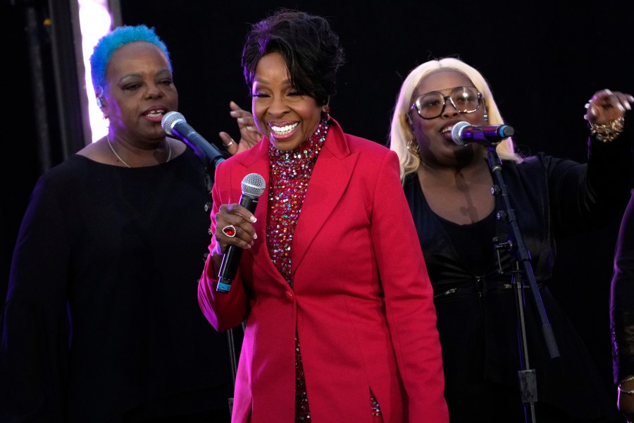 Gladys Knight performs during a Juneteenth concert on the South Lawn of the White House in Washington, Monday, June 10, 2024. (AP Photo/Susan Walsh)