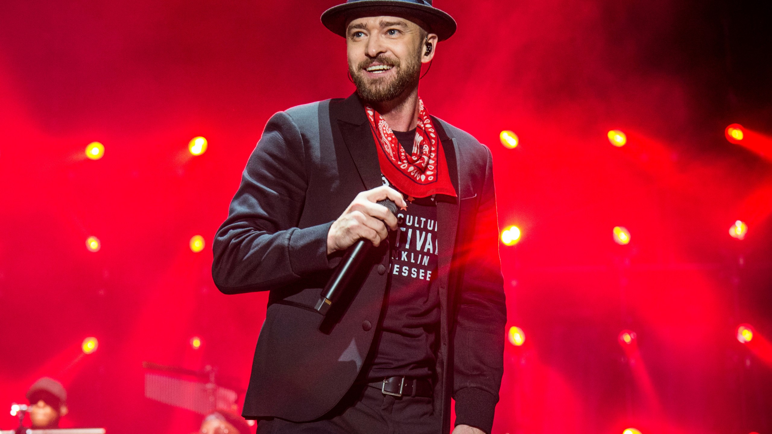 FILE - Justin Timberlake performs at the Pilgrimage Music and Cultural Festival in Franklin, Tenn., on Sept. 23, 2017. (Photo by Amy Harris/Invision/AP, File)