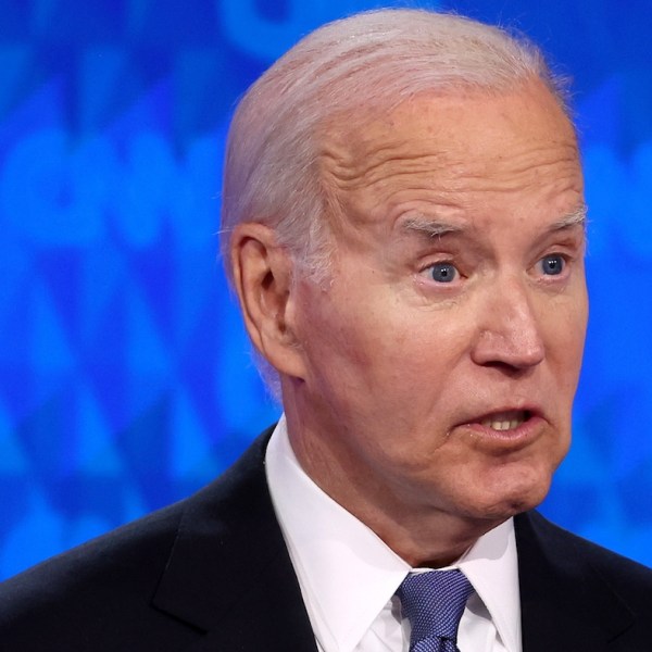 President Joe Biden at the presidential debate June 27, 2024.