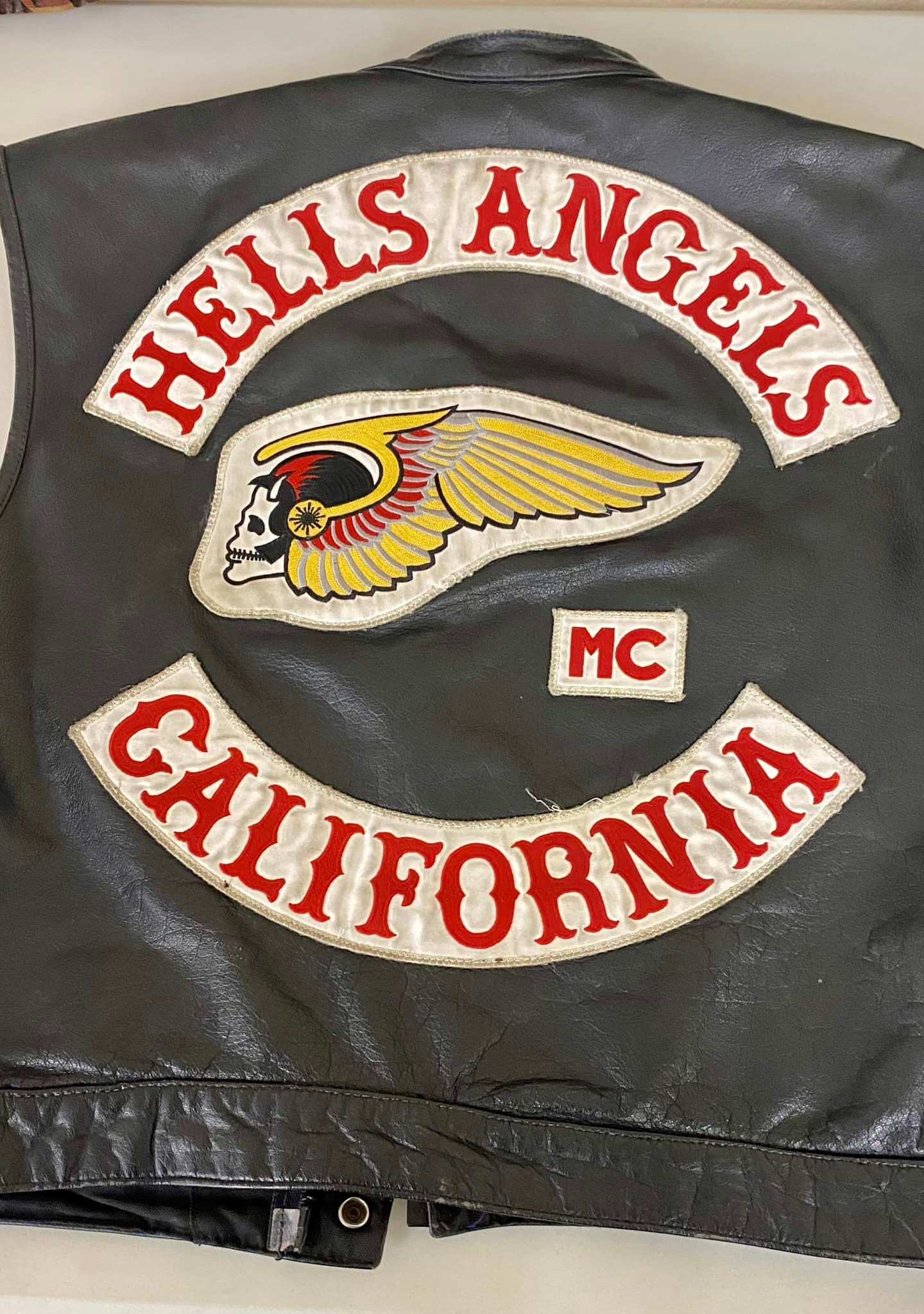 A Hells Angels California jacket seized by police