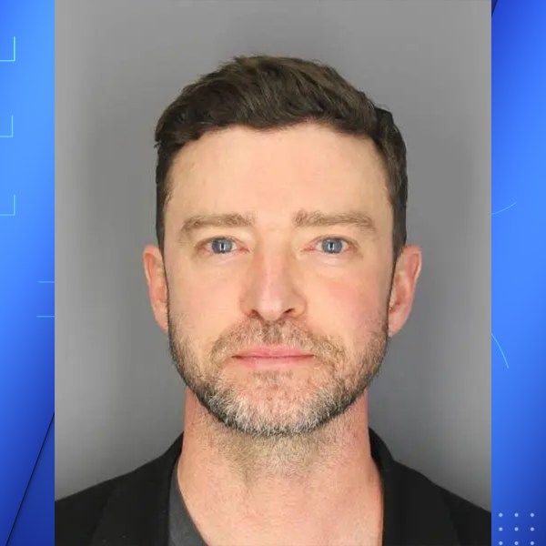 Justin Timberlake in a mugshot after a DWI arrest Monday, June 17.