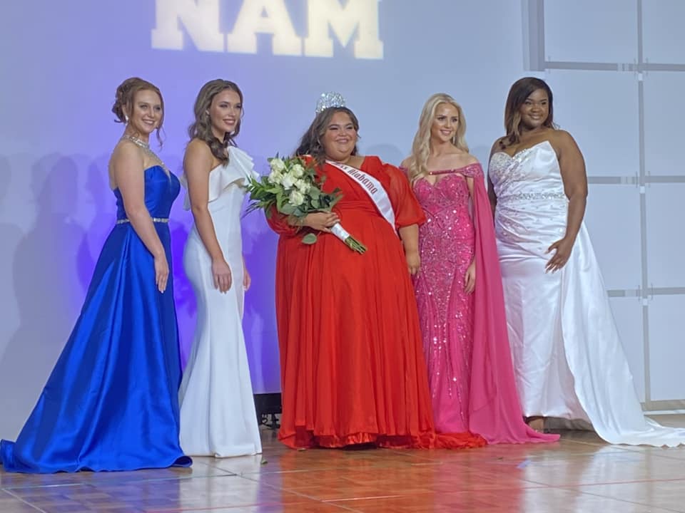 The plus-sized winner of Miss Alabama 2024 is clapping back at online critics who are calling her an “unhealthy embarrassment.”