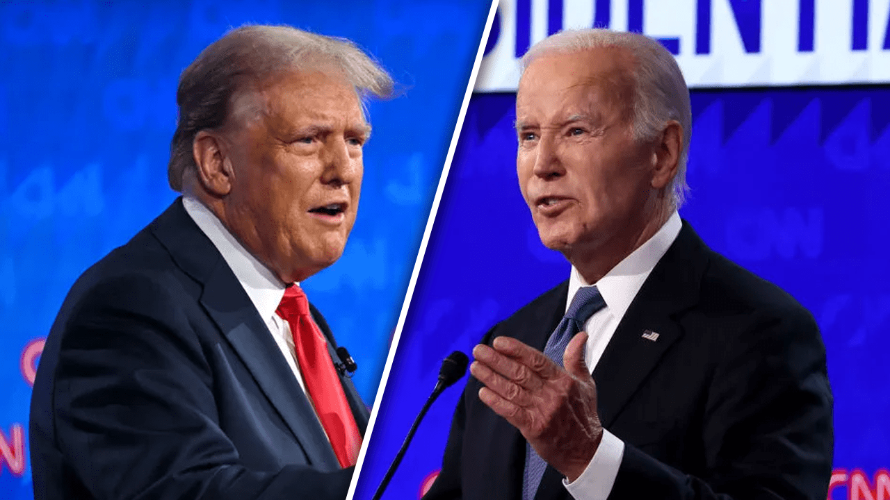 President Joe Biden and former President Donald Trump square off in the first 2024 presidential debate