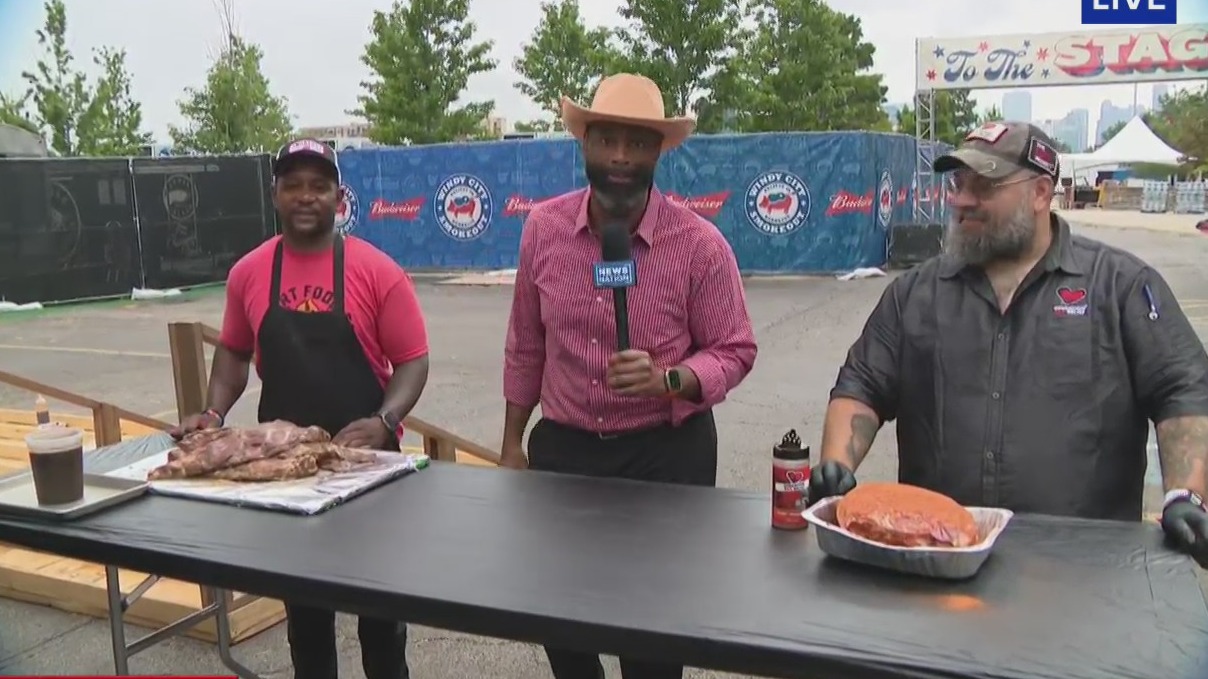 NewsNation's Nick Smith at the Windy City Smokeout in Chicago on July 11, 2024.