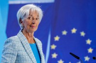 FILE - President of European Central Bank Christine Lagarde attends a press conference in Frankfurt, Germany, June 6, 2024. Home buyers and businesses waiting for lower interest rates in Europe are going to have to wait a little longer as the ECB takes its time to make sure stubborn inflation is firmly under control before lowering its benchmark rate again. (AP Photo/Michael Probst, File)