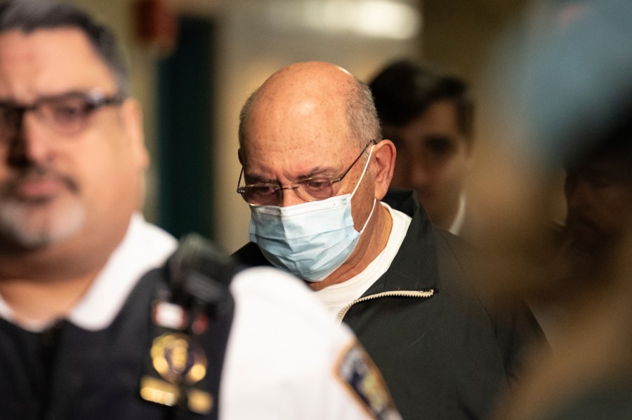 FILE - Allen Weisselberg, a former longtime executive in Donald Trump's real estate empire, arrives at the court in New York, Wednesday, April. 10, 2024. (AP Photo/Yuki Iwamura, File)