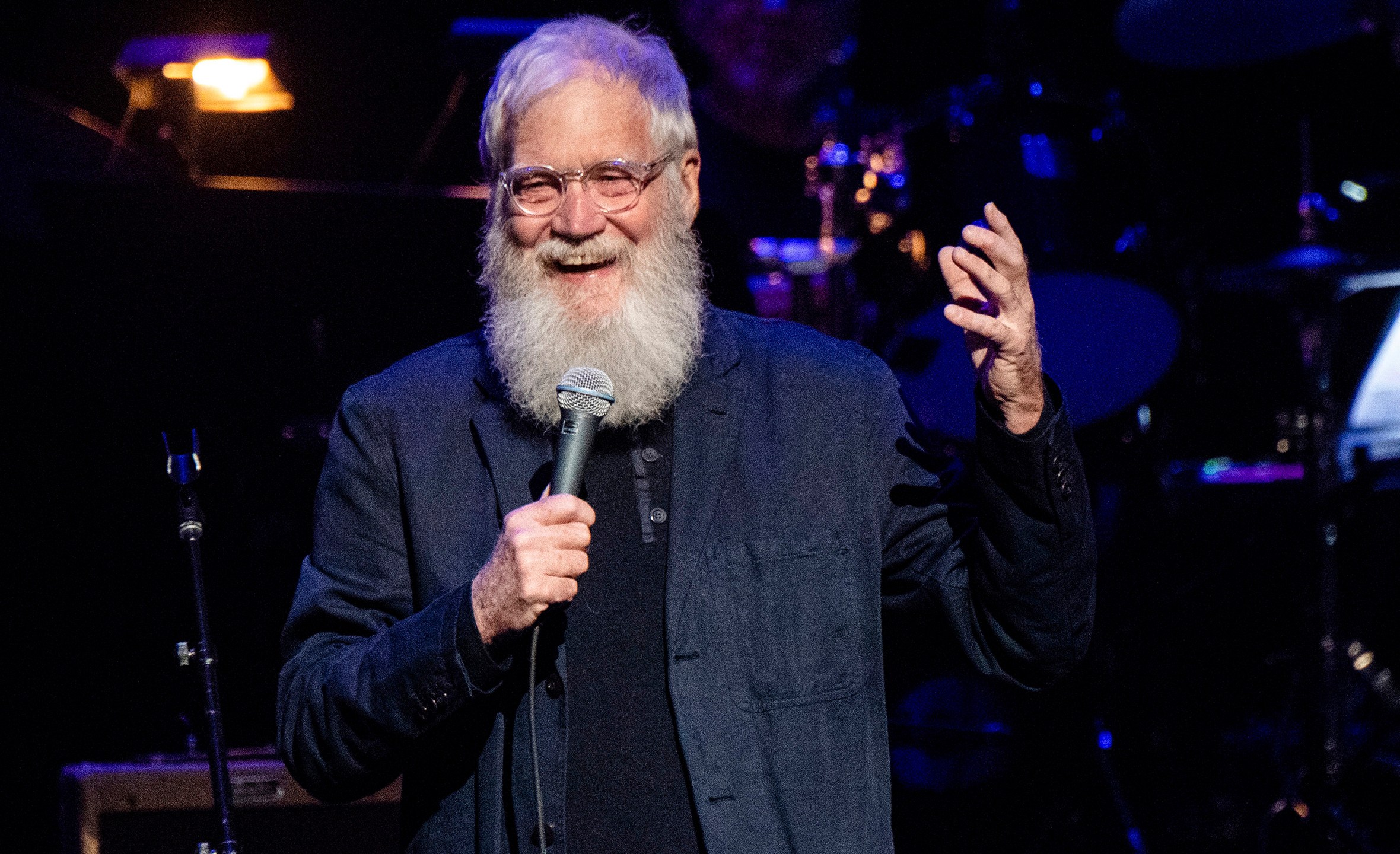 FILE - David Letterman speaks at an event, March 12, 2020, in New York. Letterman will headline a fundraiser with President Joe Biden on July 29, 2024, at the home of Hawaii Gov. Josh Green, a person familiar with the plans told The Associated Press. That's a sign that his campaign is forging ahead despite continued calls for the president to bow out of the 2024 race. (Photo by Amy Harris/Invision/AP, File)