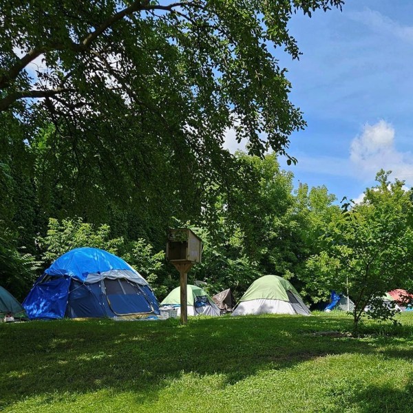 homeless tents