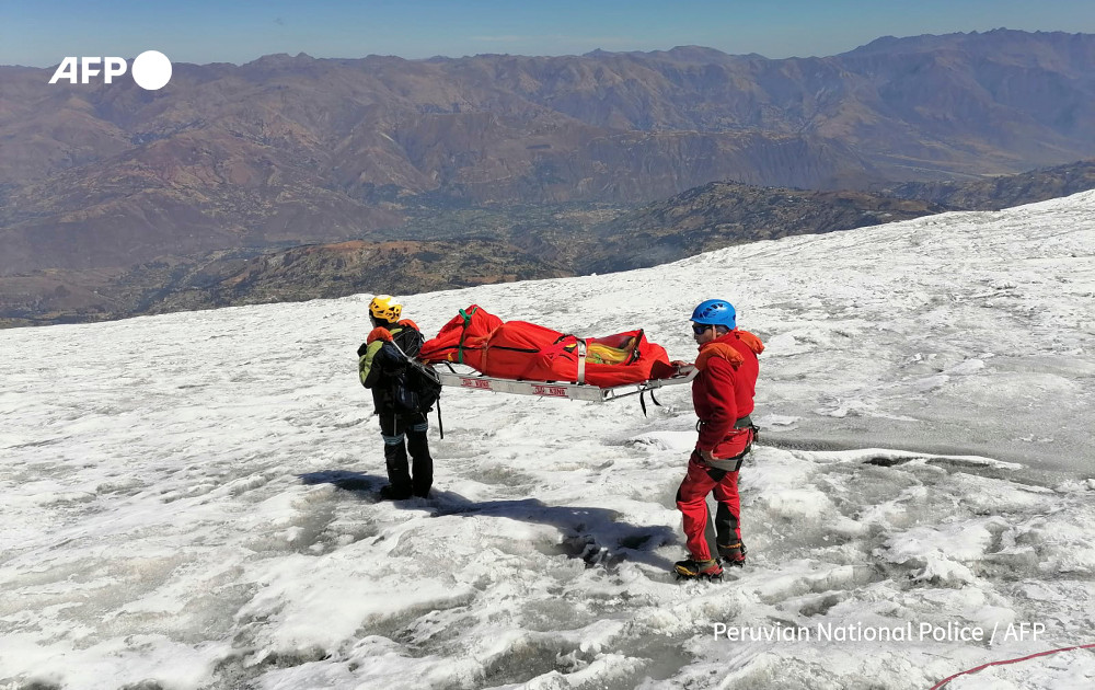 William Stampfl's body was discovered in the Cordillera Blanca range of the Andes