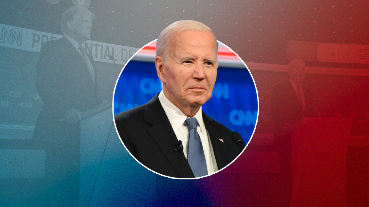 President Joe Biden highlighted on the stage of the CNN debate