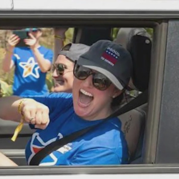 A family participates in the Ford Bronco Off-Roadeo event. July 2024.