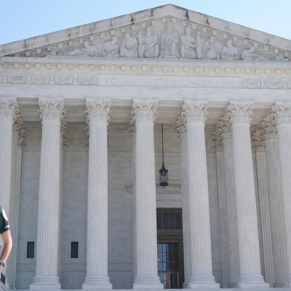 The Supreme Court is seen on Monday, Oct. 7, 2024, in Washington. (AP Photo/Mariam Zuhaib)