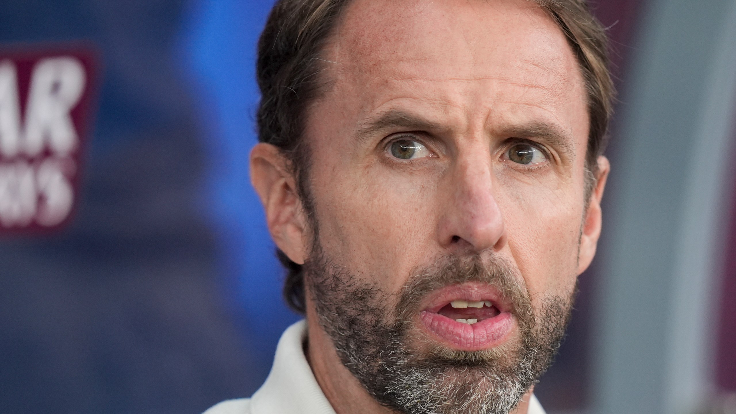 FILE - England's then-manager Gareth Southgate looks on during the final match between Spain and England at the Euro 2024 soccer tournament in Berlin, Germany, July 14, 2024. (AP Photo/Matthias Schrader, File)