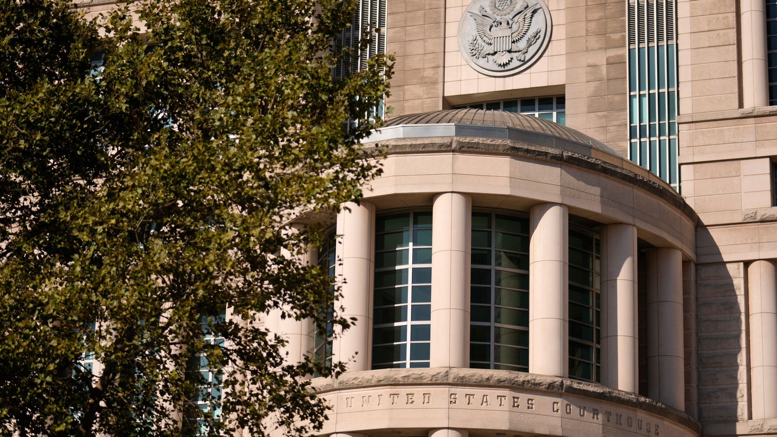 The Thomas F. Eagleton United States Courthouse is shown Thursday, Oct. 10, 2024, in St. Louis. (AP Photo/Jeff Roberson)