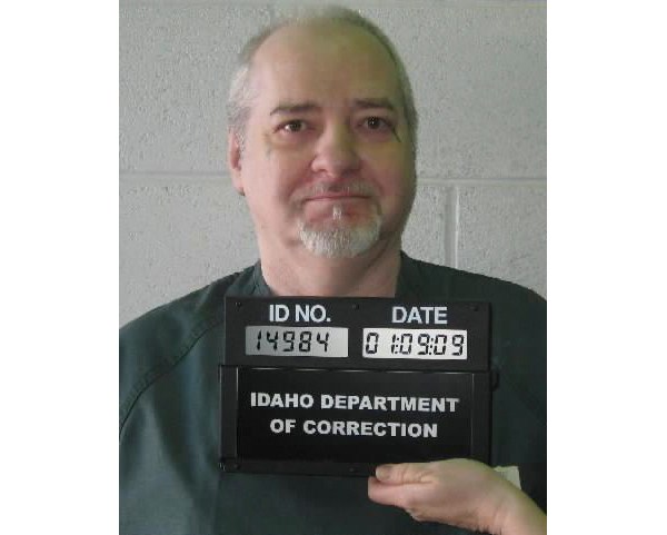 FILE - This image provided by the Idaho Department of Correction shows Thomas Eugene Creech, Jan. 9, 2009. (Idaho Department of Correction via AP, File)