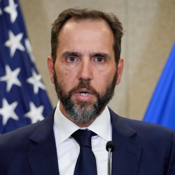 FILE - Special counsel Jack Smith speaks to the media about an indictment of former President Donald Trump, Aug. 1, 2023, in Washington. (AP Photo/J. Scott Applewhite, File)