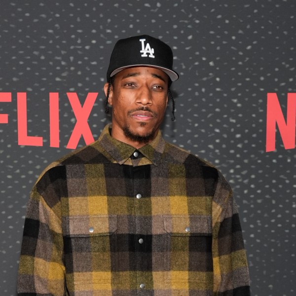 DeMar DeRozan arrives at the premiere of "Starting 5" on Monday, Sept. 23, 2024 at The Egyptian Theatre Hollywood in Los Angeles. (AP Photo/Chris Pizzello)