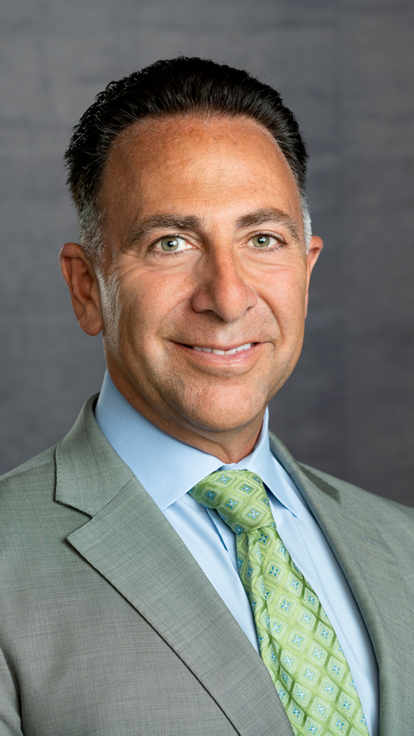 In this image released by Norfolk Southern, Norfolk Southern's new CEO Mark George poses for a portrait in Atlanta, Ga., Aug. 2022. (Norfolk Southern via AP)