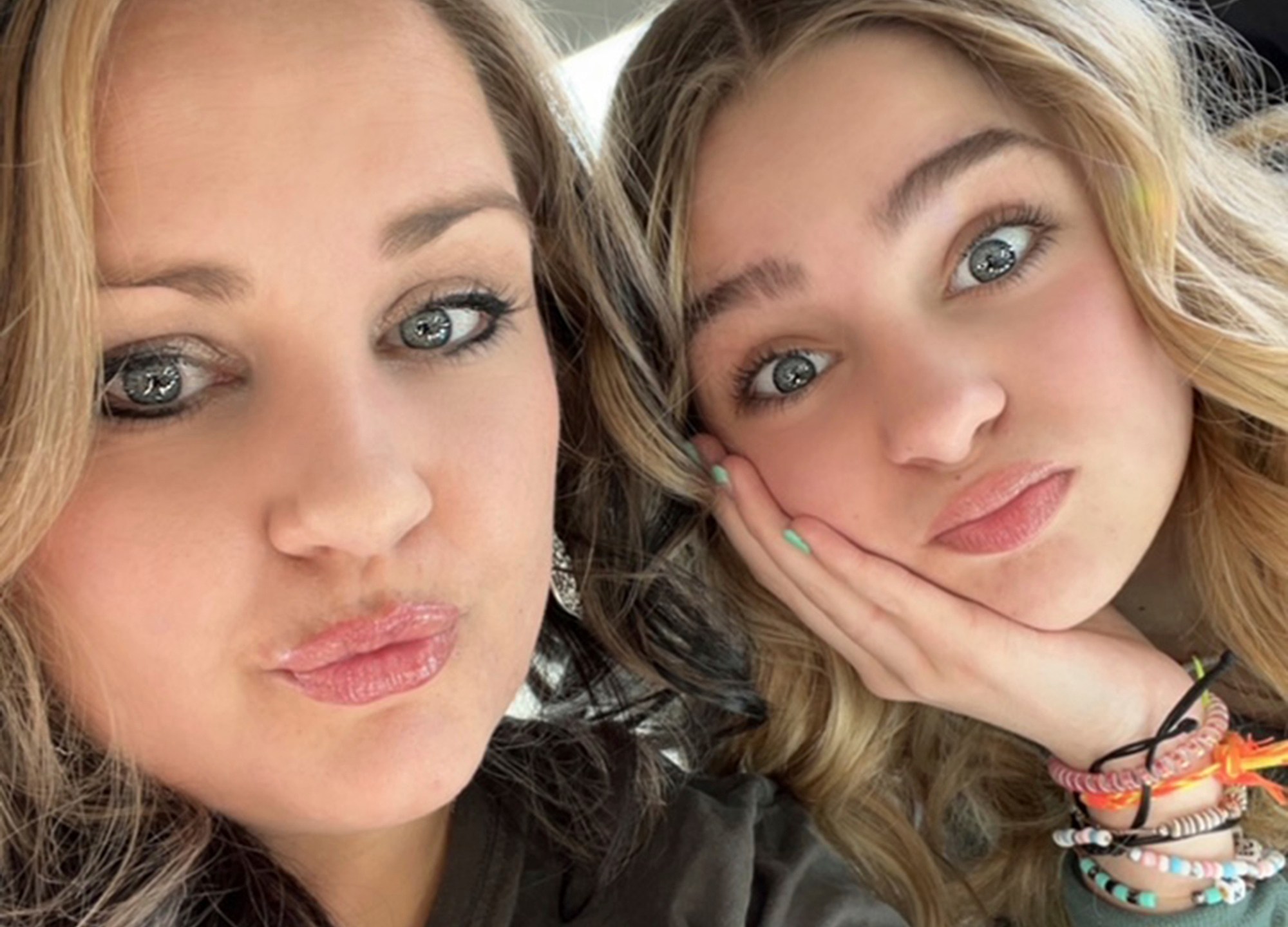 In this photo provided by Brittany Randall, Randall, left, and her daughter, Kamberlyn Bowler, pose for a selfie photo in Grand Junction, Colo., in the summer of 2024. (Brittany Randall via AP)