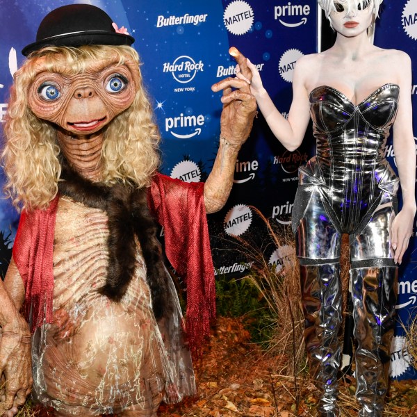 Heidi Klum, left, and Leni Olumi Klum attend Heidi Klum's 23rd annual Halloween party on Thursday, Oct. 31, 2024, at Hard Rock Hotel New York in New York. (Photo by Evan Agostini/Invision/AP)