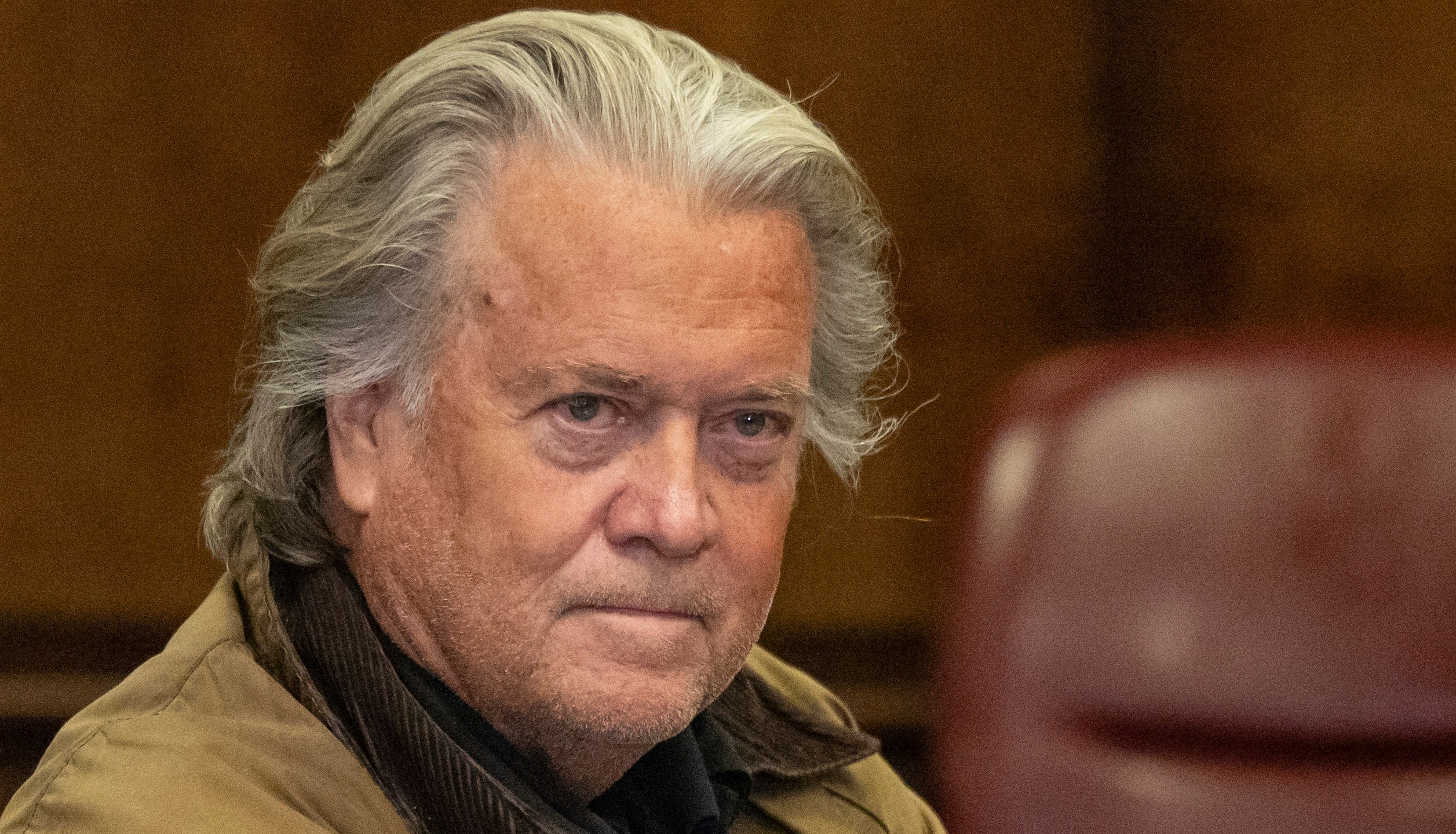 Steve Bannon appears in Manhattan criminal court in New York, Tuesday, Nov. 12, 2024. (AP Photo/Yuki Iwamura)