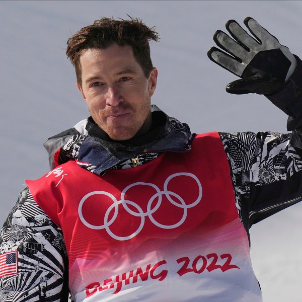 FILE - Shaun White waves after competing in the men's halfpipe finals at the 2022 Winter Olympics, Friday, Feb. 11, 2022, in Zhangjiakou, China. (AP Photo/Francisco Seco, File)