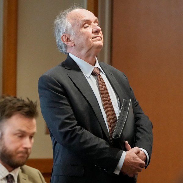 Jim Troupis is seen in a Dane County courtroom before his hearing Wednesday, Dec. 12, 2024, in Madison, Wis. (AP Photo/Morry Gash)