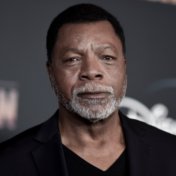 FILE - Carl Weathers attends the LA premiere of "The Mandalorian," at the El Capitan Theatre, Nov. 13, 2019, in Los Angeles. (Photo by Richard Shotwell/Invision/AP, File)