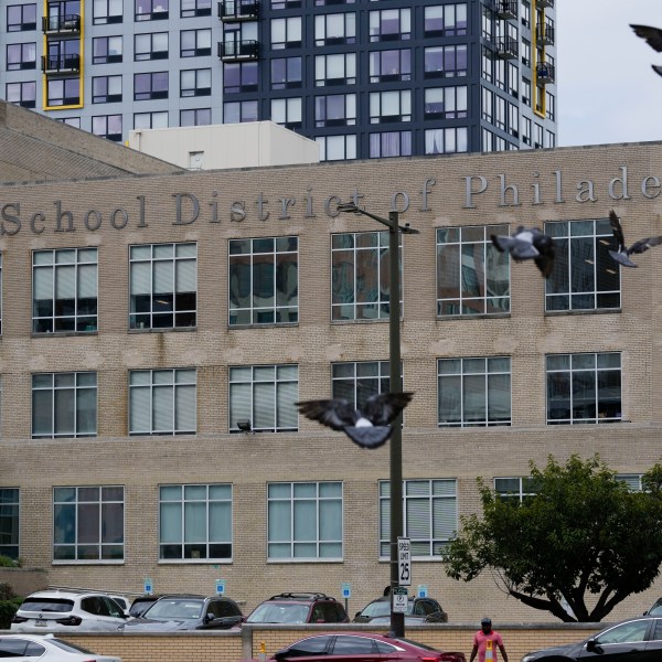 FILE - The School District of Philadelphia headquarters are shown in Philadelphia, Tuesday, July 23, 2024. (AP Photo/Matt Rourke, File)