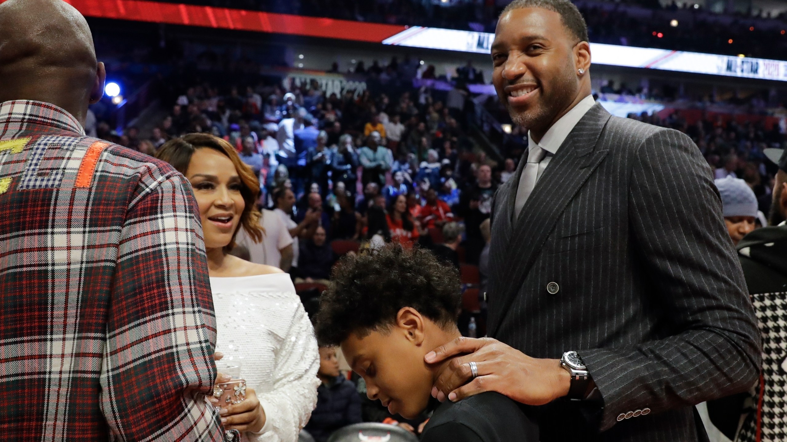 FILE FILE - Tracy McGrady attends the second half of the NBA All-Star basketball game Sunday, Feb. 16, 2020, in Chicago. (AP Photo/Nam Huh, File)