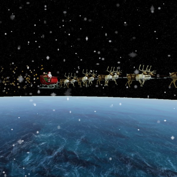 FILE - This image provided by NORAD — the North American Aerospace Defense Command, responsible for monitoring and defending the skies above North America — shows NORAD's Santa Tracker. (NORAD via AP, File)